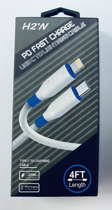 4ft USB C to Lightning Fast Charge & Sync Cable