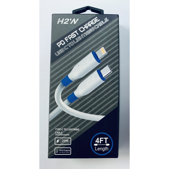 4ft USB C to Lightning Fast Charge & Sync Cable