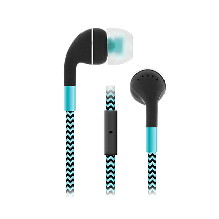HM650 3.5m Cords Earbuds - Black/Blue
