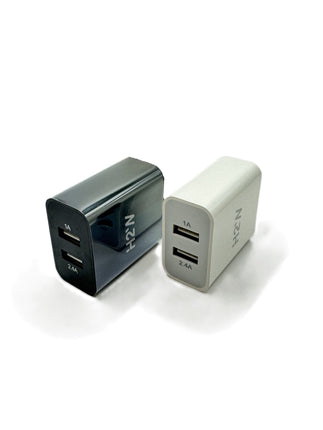 TCD-IPH Dual USB A to Lightning Fast Travel Charge - Black
