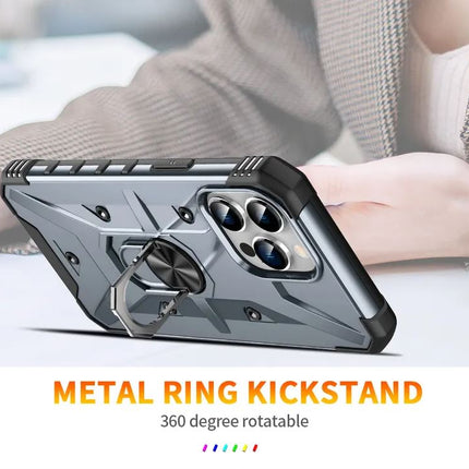 Magnetic Shockproof  Finger Ring Holder Phone Case