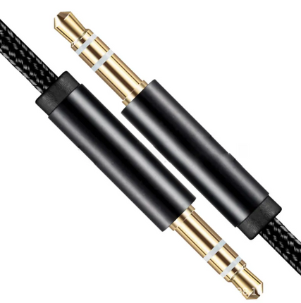 3.5mm Nylon Braided Aux Cable 3.3ft