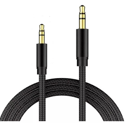 3.5mm Nylon Braided Aux Cable 3.3ft