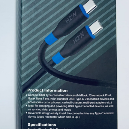 60W Type C to C Fast Charge & Sync Cable