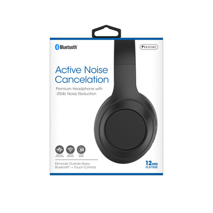 BTAND Bluetooth Headset with Active Noise Canceling -Black