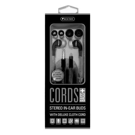 HM650 3.5m Coreds Earbuds - Black