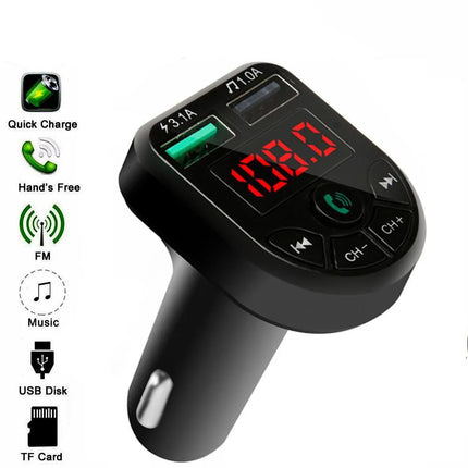 CarE3 Multifunction Bluetooth FM Transmitter