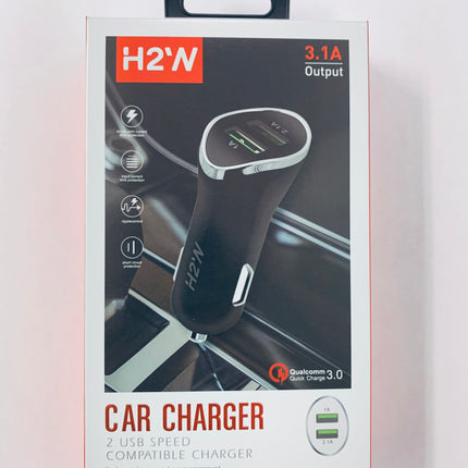 CCD-V8 USB A to MicroUSB Fast Car Charge - Black