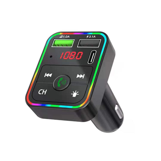 CarF2 Multifunction Bluetooth 5.0 FM Transmitter Type C