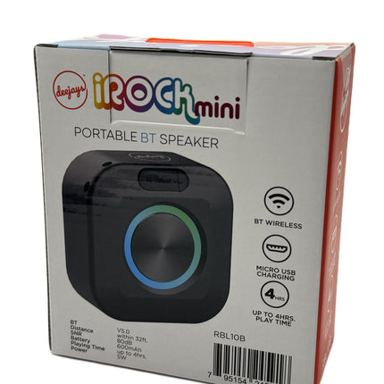 iRock Mini Portable Wireless Speaker RBL10 - Black