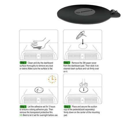 EH41BK:UNIVERSAL DASHBOARD CAR MOUNT