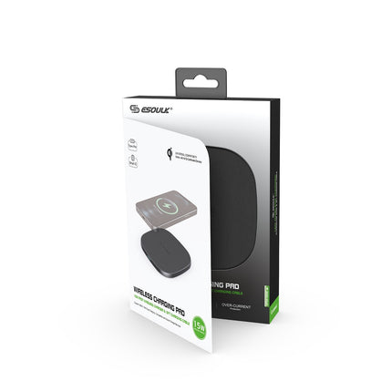 EW06:15W QI WIRELESS CHARGER - Black