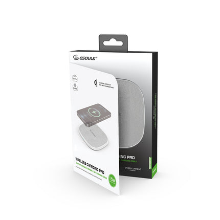 EW06:15W QI WIRELESS CHARGER - White